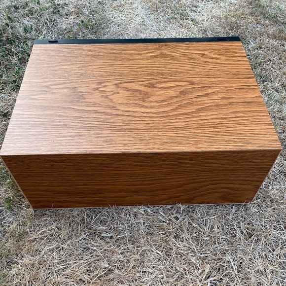 CD Storage Wood Look 3 Drawer Cabinet - Holds 60 CDs 💿 Faux Wood Organizer Nice - Picture 6 of 12